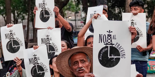 Fracking “sustentable”, la propuesta de Sheinbaum que las comunidades rechazan.