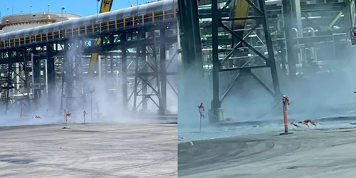 ¡Alerta en Tabasco! Reportan fuga de gas en la Refinería Olmeca