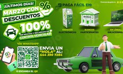 Últimos días con 100 por ciento de descuento en multas y recargos de control vehicular