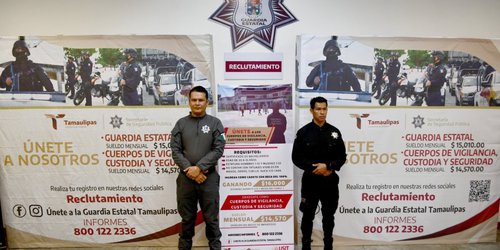 Anuncian reclutamiento para Seguridad Pública de Tamaulipas en Rioverde