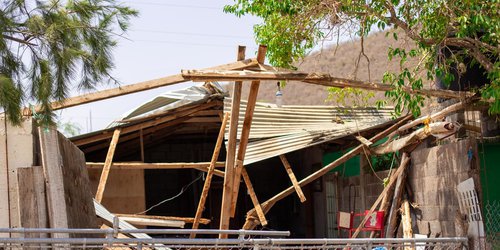 Fuerte tormenta provoca daños en comunidades de Rayón