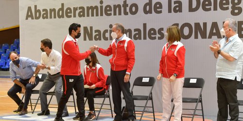 Abandera el Gobernador delegación que asistirá a Juegos Olímpicos Nacionales CONADE 2021
