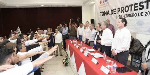 Líder de la CROC reconoce desarrollo económico de SLP