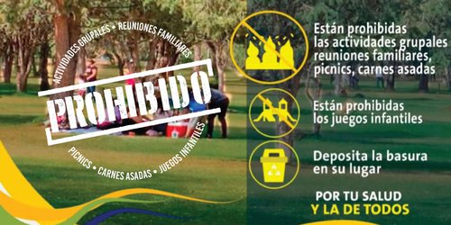 Continúan restricciones en el uso de instalaciones de los parques estatales