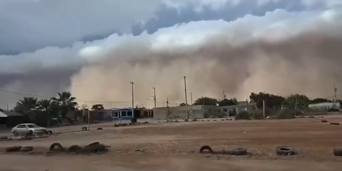 Sonora: tormenta de arena sorprende a habitantes de Hermosillo