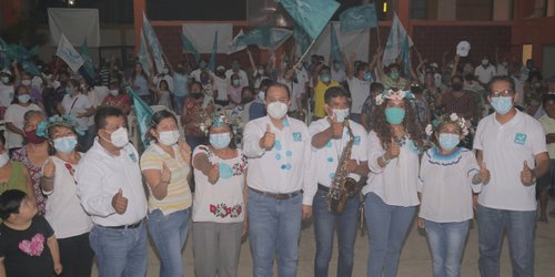 Matlapa y Tamazunchale fortalecen campaña de Nueva Alianza