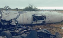 Vuelca pipa cargada de combustible en la super Rioverde-Cerritos