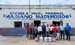 Inaugura Ramón Torres, rehabilitación de Primaria “Mariano Matamoros” de Paso Real
