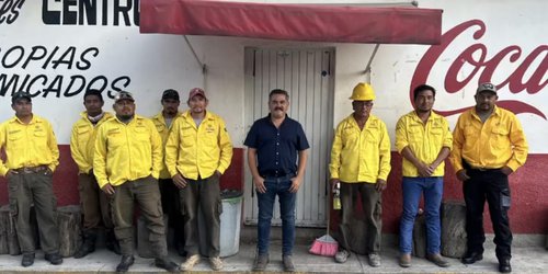 Brigadas de Santa Catarina apoyan a combate de incendio en Ciudad del Maíz