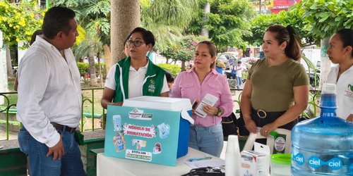 Instalan puntos de hidratación en la Huasteca ante ola de calor