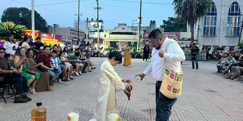 Realizan en la Huasteca representación del ritual de la Bendición de las Semillas