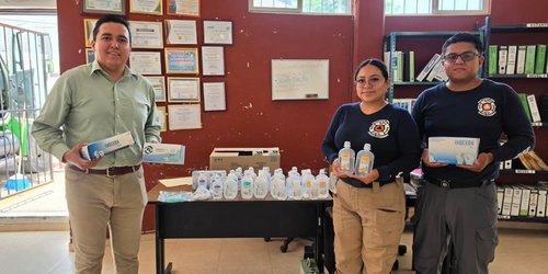 Clínica Nuestra Señora de El Refugio dona insumos médicos a Protección Civil de Ciudad Fernández