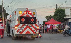 Choque entre dos motocicletas deja tres lesionados en Rioverde