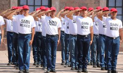 328 integrantes inician adiestramiento del Servicio Militar Nacional en SLP