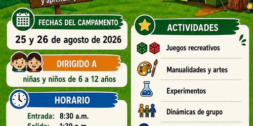 Lagunillas invita a niñas y niños al Campamento de Verano 2026