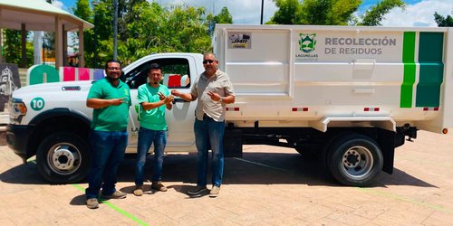 Lagunillas fortalece Servicios Municipales con nuevo vehículo recolector