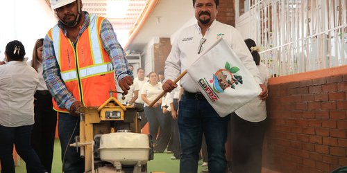 Arranca en Ciudad Fernández construcción de barda perimetral en el Jardín de Niños Rosaura Zapata