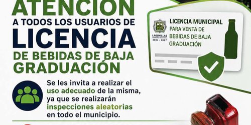 Realizarán inspecciones aleatorias a comercios con venta de bebidas en Lagunillas
