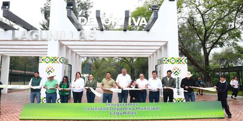 Lagunillas estrena unidad deportiva con inversión de 9.3 millones de pesos