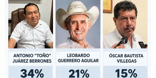 Toño Juárez registra 34% en encuesta rumbo a la alcaldía de Rioverde