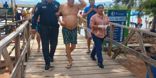 Turista resulta lesionado en la Media Luna; activan atención de emergencia