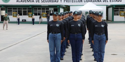 Cadetes potosinos fortalecen valores en el Tercer Concurso de Arengas Policiales