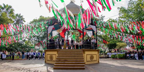 Conmemoran en Ciudad Fernández la Independencia de México con acto cívico