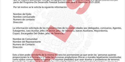 Gobierno Estatal alerta sobre falso oficio dirigido a los Ayuntamientos