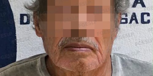 Detienen en Ciudad Fernández a hombre de 71 años por presuntos delitos sexuales contra una menor