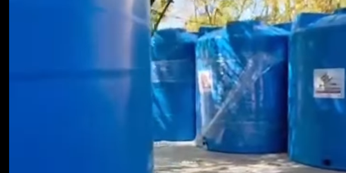 Alcalde JC Ramos entrega tinacos y cisternas a familias