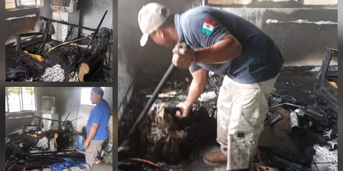 Descuido provoca incendio y cuantiosos daños en vivienda de Cerritos