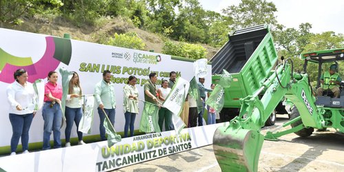 Ricardo Gallardo lleva deporte y movilidad a Tancanhuitz