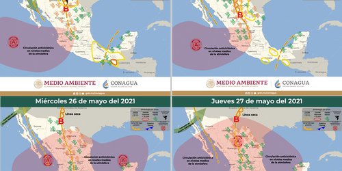Se prevé rachas de viento y lluvias puntuales durante la semana en regiones de San Luis Potosí