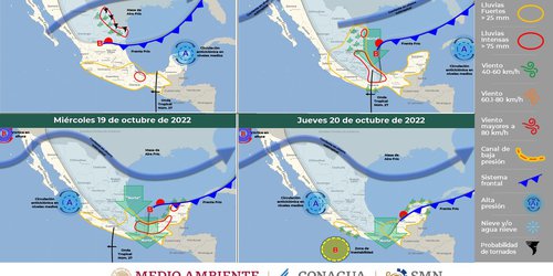 Una masa de aire frío generará descenso de temperatura durante la semana en San Luis Potosí