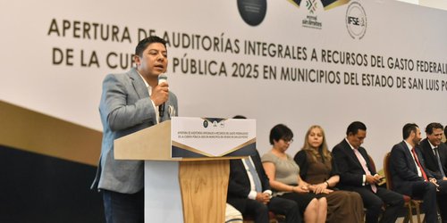 Ricardo Gallardo afirma que su gobierno está abierto a la fiscalización de recursos públicos
