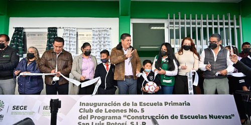 Con nueva infraestructura educativa mejora el futuro de la niñez potosina