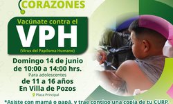 "Visitando corazones" refuerza vacunación contra virus del papiloma humano
